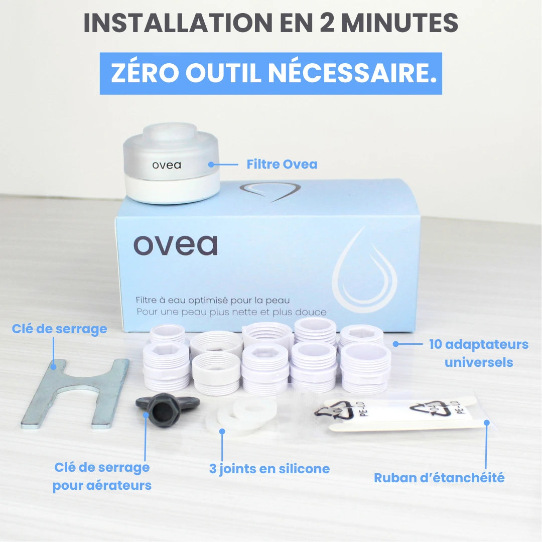 Filtre Ovea + 2 Recharges (4mois)